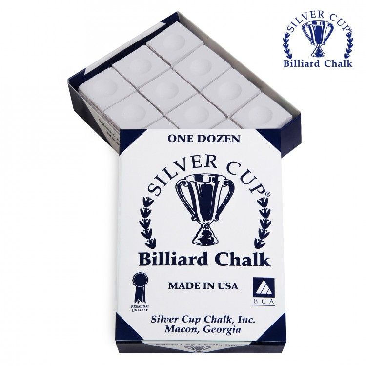 Мел Silver Cup White 12шт.