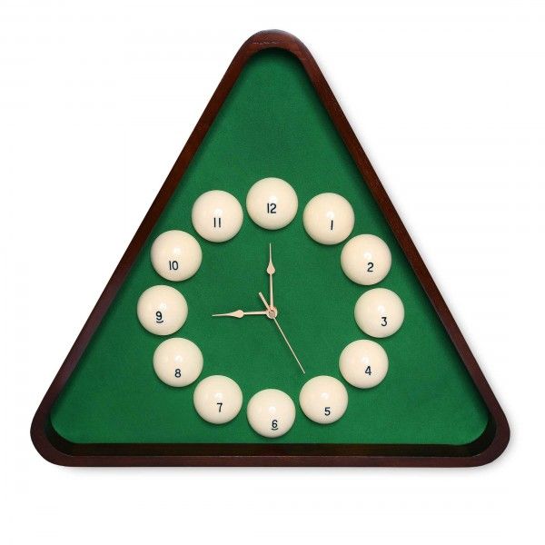 Часы Бильярд TR4667 коричневые 50x56 см
