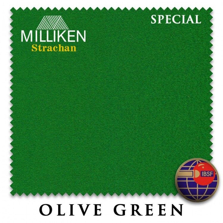 СУКНО MILLIKEN STRACHAN SNOOKER SPECIAL 191СМ OLIVE GREEN