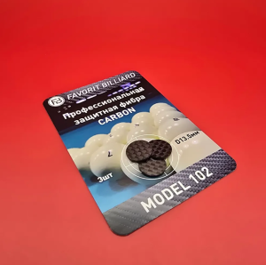 Фибра защитная для Бильярдного Кия Favorit № 102 Carbon 13.5 ММ 3ШТ