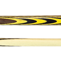 Бильярдный Кий "Игрок" (N)2 РС Классика Термограб Черный/Желтый/граб 14 запилов c гравировой