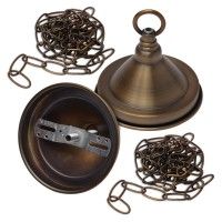СВЕТИЛЬНИК  "TOSCANA BRONZE ANTIQUE" 3 ПЛАФОНА (08824)