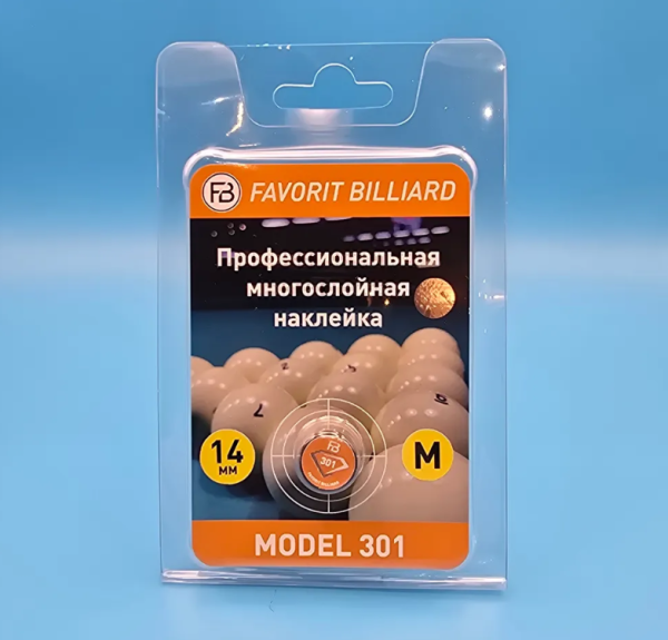 Наклейка для Бильярдного Кия Favorit №301(M)14ММ 1ШТ