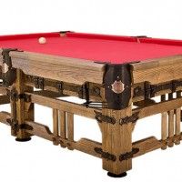 Бильярдный стол Руптур "РИЧАРД", Русская пирамида 9 Футов, Ясень - Массив