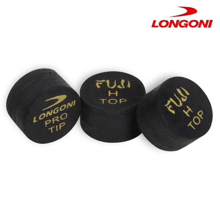 НАКЛЕЙКА ДЛЯ КИЯ LONGONI FUJI BLACK (H) Ø13ММ