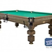 Бильярдный стол Руптур "СЕДОЙ ГРАФ", Пул 8 Футов, Ольха (борт Ясень)
