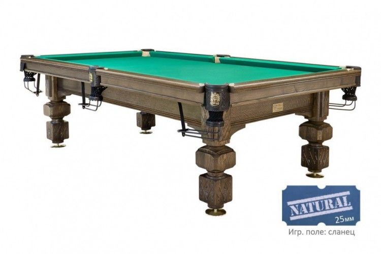 Бильярдный стол Руптур "СЕДОЙ ГРАФ", Пул 8 Футов, Ольха (борт Ясень)