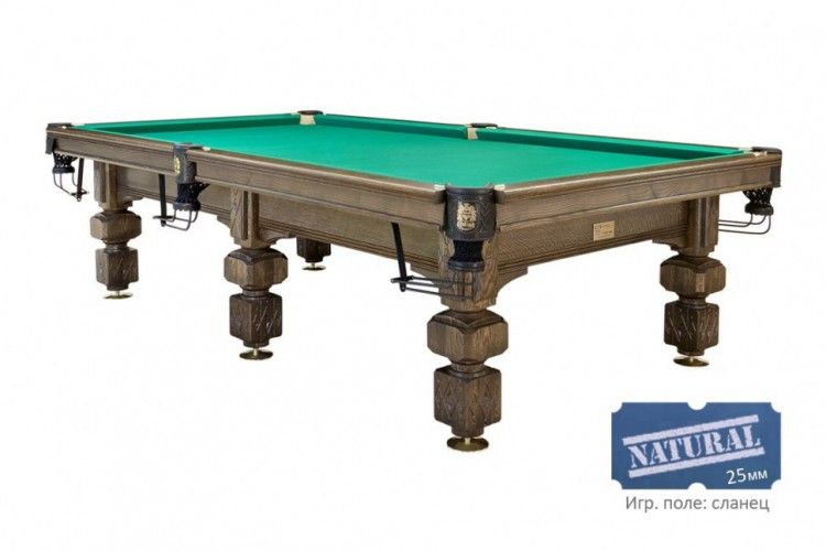 Бильярдный стол Руптур "СЕДОЙ ГРАФ", Пул 9 Футов, Ольха (борт Ясень)