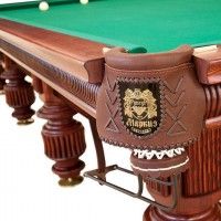 Бильярдный стол Руптур "МАРКИЗ", Русская пирамида 12 Футов, Ольха (борт Ясень)