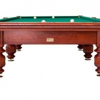 Бильярдный стол Руптур "МАРКИЗ", Русская пирамида 12 Футов, Ольха (борт Ясень)