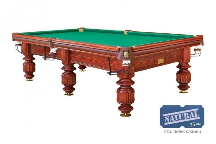 Бильярдный стол Руптур "МАРКИЗ", Русская пирамида 9 Футов, Ясень - Массив