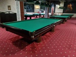 Стол 12 фт Манюгин - Локтев. Сланец Rasson 45 мм .Рама Металл.