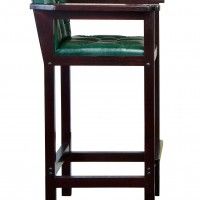 Кресло бильярдное из ясеня (мягкое сиденье + мягкая спинка, цвет махагон)