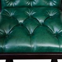 Кресло бильярдное из ясеня (мягкое сиденье + мягкая спинка, цвет махагон)