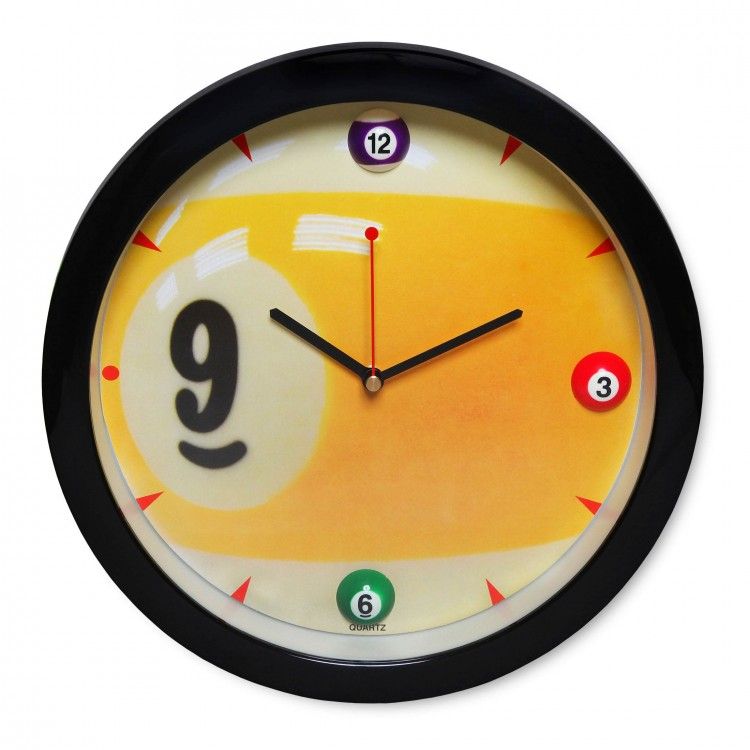 Часы Бильярд SN5026 ø29,5см