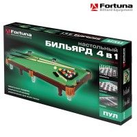 БИЛЬЯРДНЫЙ СТОЛ FORTUNA ПУЛ 3ФТ 4 В 1 С КОМПЛЕКТОМ АКСЕССУАРОВ (07736)