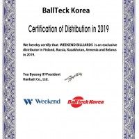 Мел «Ball teck PRO II» (2 шт, в серебристой металлической коробке) синий