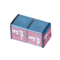 Мел «Ball teck PRO II» (2 шт, в серебристой металлической коробке) синий