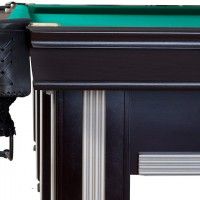 Бильярдный стол Руптур "БРОНКС-ПРЕМИУМ", Русская пирамида 10 Футов, Ольха (борт Ясень)