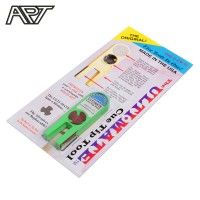 Инструмент для обработки наклейки Ulti-Mate Cue Tip Tool зелёный