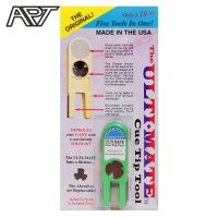 Инструмент для обработки наклейки Ulti-Mate Cue Tip Tool зелёный