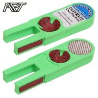 Инструмент для обработки наклейки Ulti-Mate Cue Tip Tool зелёный