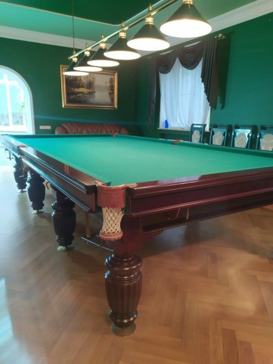 Бильярдный стол "МБС" 12ф,Красное дерево,Камень.