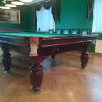 Бильярдный стол "МБС" 12ф,Красное дерево,Камень.