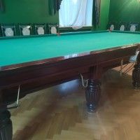 Бильярдный стол "МБС" 12ф,Красное дерево,Камень.