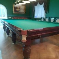 Бильярдный стол "МБС" 12ф,Красное дерево,Камень.