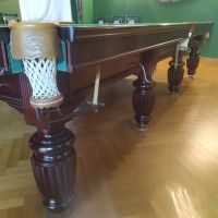 Бильярдный стол "МБС" 12ф,Красное дерево,Камень.