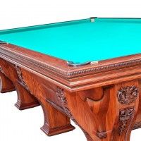 Бильярдный стол Руптур "МОНАРХ", Русская пирамида 12 Футов, Ясень - Массив